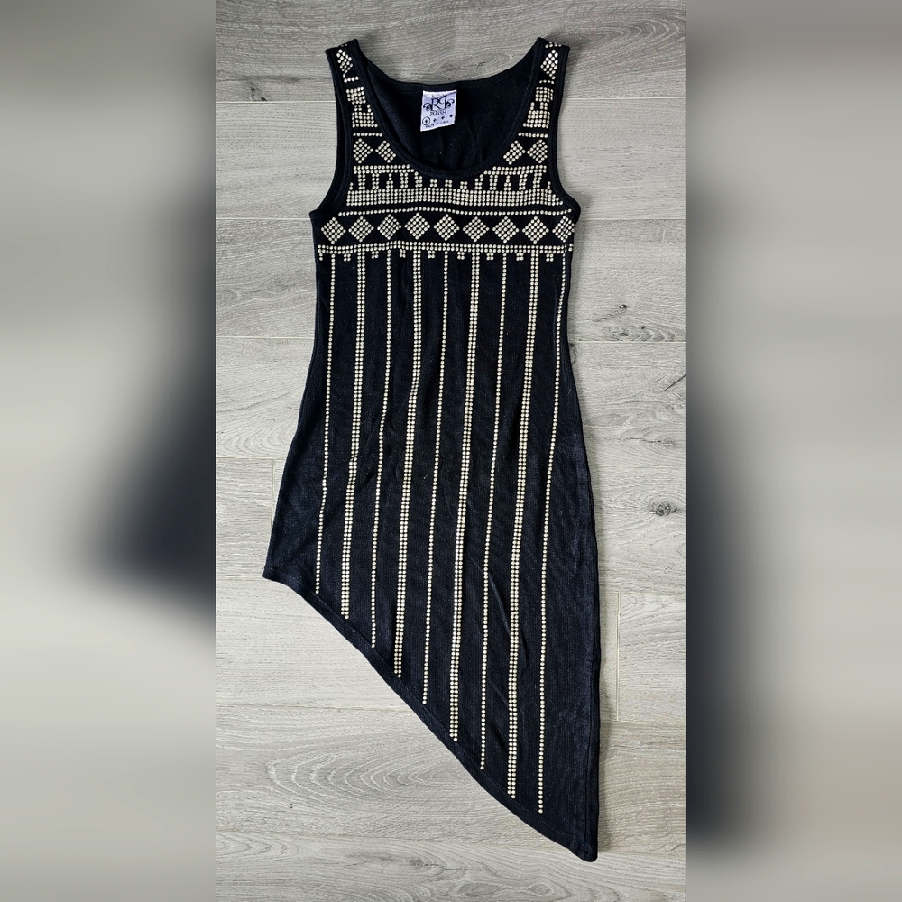 Royal Plush Asymmetrical Dress S